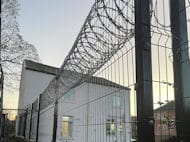 Razor Wire Rear Bolton Health Centre